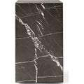 Plinth Tall Brown Grey Marble - Småbord & Sidobord - Norm Architects - Brun - Sten