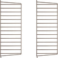 Thumbnail photo of String Wall Rack 75 x 30 cm, Brown, 2-pack - Shelving - Nils Strinning - Brown - Metal