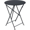 Bistro Table Ø 60 cm - Anthracite - Small Tables & Side Tables Outdoor - Grey - Metal