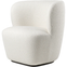 Stay Lounge Chair, Plinth Base, Returning Swivel