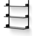 Thumbnail photo of New Works Wall Shelf - Hylde - 90 - Black Ash / Black - H90 X W83.5 X D30.5 Cm
