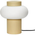 Thumbnail photo of Plate lamp Metal/glass - Gul/opal