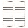 Thumbnail photo of String Wall Rack 75 x 30 cm, Brown, 2-pack - Shelving - Nils Strinning - Brown - Metal