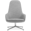 Era Lounge Chair High Swivel Alu