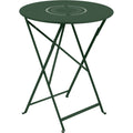 Thumbnail photo of Floréal Table Ø 60 cm, Cedar Green - Outdoor dining table - Green - Metal