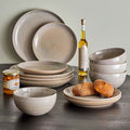 Thumbnail photo of Taupe 12-piece tableware set
