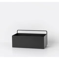 Thumbnail photo of Wall Box - Rectangle - Plantestand - Sort - W30,6 X H15,6 X D14,6 Cm