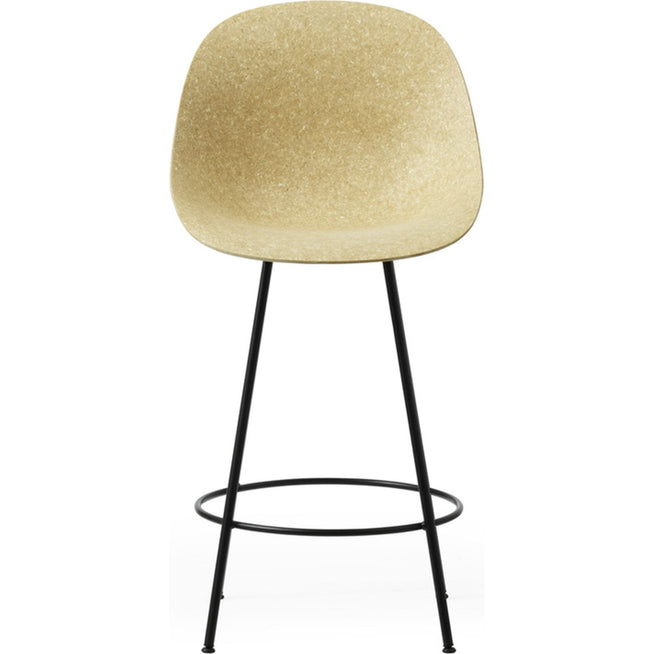 Photo of Mat Bar Chair 65 Cm Steel - Barstol - Hemp / Black Steel - H101 X W51,6 X D55 X Sh65 Cm