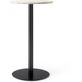 Thumbnail photo of Harbour Column Counter Table Ø60 Off White Marble Tabletop With Black Base - Barbord - Norm Architects - Vit - Metall/trä/sten