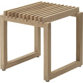 Thumbnail photo of Cutter Oak - Stools - Niels Hvass - Wood-coloured - Wood