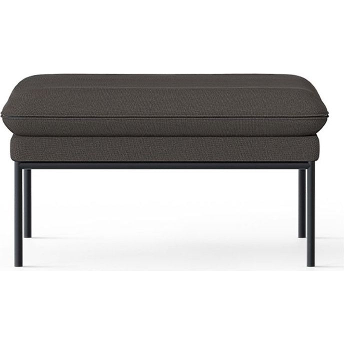 Photo of Turn Puf - Puf - Black - Cyber - Dark Grey - W80 X H42 X D80 Cm