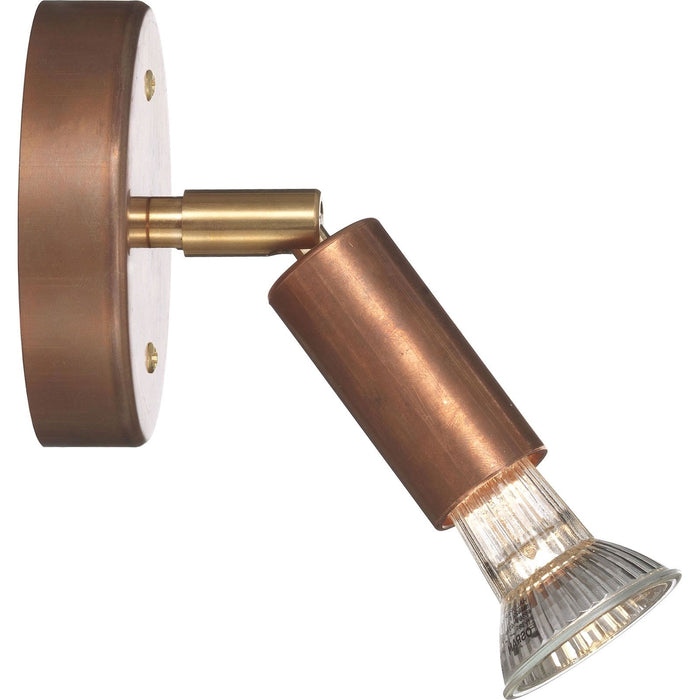 Photo of Star Wall Lamp Coupling Housing, Raw Copper, Fixed Mounting - Bedside Lamps - Jonas Bohlin - Copper