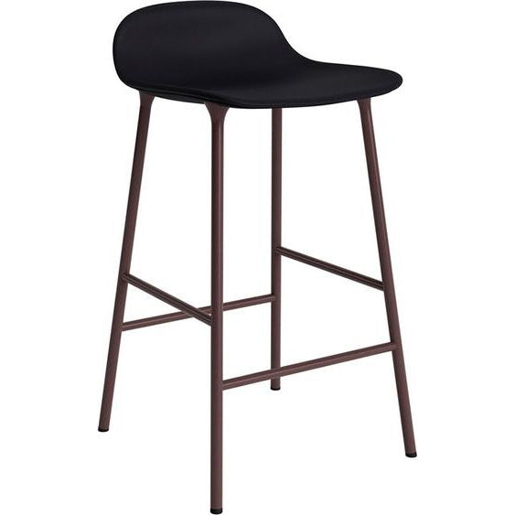 Photo of Form Bar Stool 65 Cm Full Upholstery Steel Brown Steel
