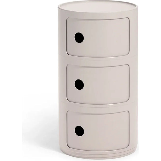 Photo of Bio 3 Cream Modular Units - Hurtsar - Anna Castelli Ferrieri - Beige - Naturmaterial