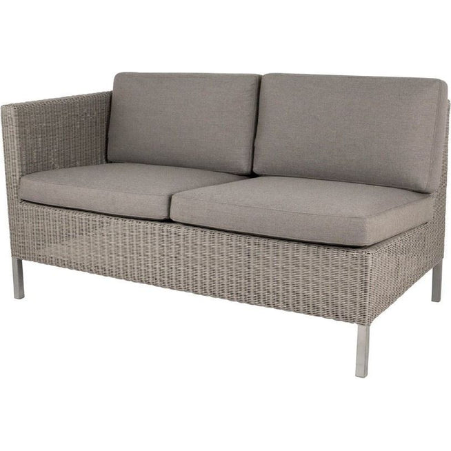 Photo of Connect Dining Lounge 2-seater Sofa Right Module - Havesofa - Taupe / Taupe - H77 X D77 X B153 Cm