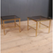 Thumbnail photo of French Brass and Smoked Glass Coffee Tables