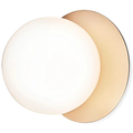 Thumbnail photo of Liila 1 Wall Lamp/ceiling Lamp Nordic Gold/opal White