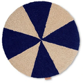 Thumbnail photo of Arch Embr. Round Cushion - Pude - Blue - Ø: 40 X H: 40 Cm