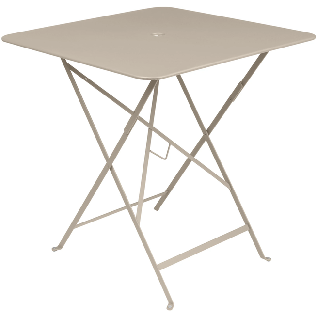 Photo of Bistro Table 71 x 71 cm, Nutmeg - Trädgårdsbord - Beige - Metal