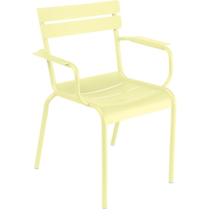 Photo of Luxembourg Armchair Frosted Lemon A6 - Matstolar Utomhus - Frédéric Sofia - Gul - Metall