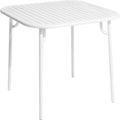 Thumbnail photo of Week-end, Square Table, White - Trädgårdsbord - Studio Brichet-ziegler - Vit - Metall