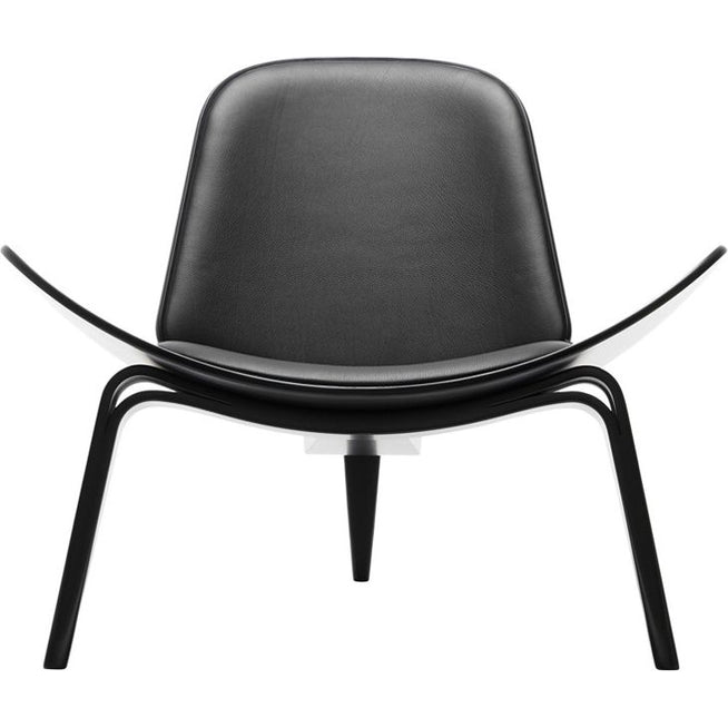 Photo of Ch07 Armchair Thor 301 Leather-black lacquered
