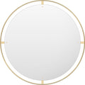 Thumbnail photo of Nimbus Mirror Ø110, Polished Brass - Full Body Mirrors - Krøyer-setter-lassen - Gold