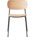 Thumbnail photo of Co Chair Black Steel Base, Natural Oak Seat  Back - Matstolar - Norm Architects - Träfärgad - Metall/trä