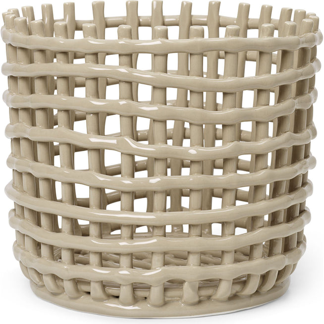 Photo of Ceramic Basket - Kurv - Large