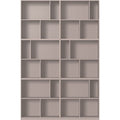 Thumbnail photo of Read Spacious Bookshelf, Plinth H3 Cm - Mushroom - Bokhyllor - Peter J. Lassen - Beige - Mdf
