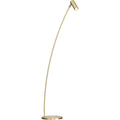 Thumbnail photo of Puck Floor Lamp, Matte Brass - Reading Lamps - Åke Hultgren - Gold