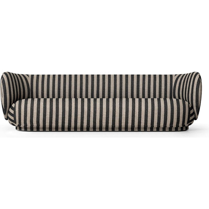 Photo of Rico 4-seater Sofa Louisiana B: 260 Cm - Sand/black