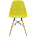 Eames Plastic Chair Dsw - 34 Mustard - Golden Maple - Matstolar - Charles & Ray Eames - Gul - Metall/trä/plast