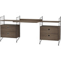 Thumbnail photo of String Headboard 85, Black, 2-pack - Shelving - Nils Strinning - Black - Metal