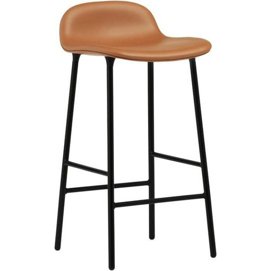Photo of Form Bar Stool 65 Cm Full Upholstery Black Steel