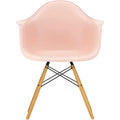Eames Plastic Armchair Daw - 41 Pale Rose - Golden Maple - Matstolar - Charles & Ray Eames - Rosa - Metall/trä/plast
