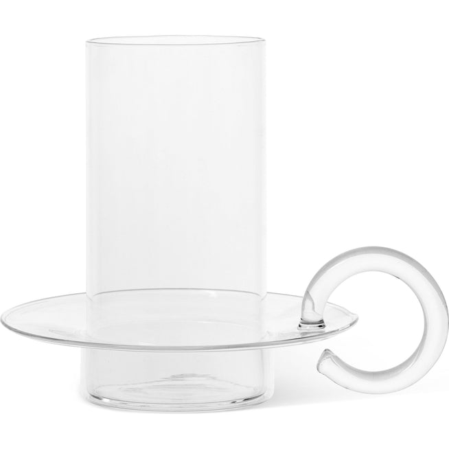Photo of Luce Candle Holder - Lysestage - Clear Glass - W14,5 X H14 X D17 Cm
