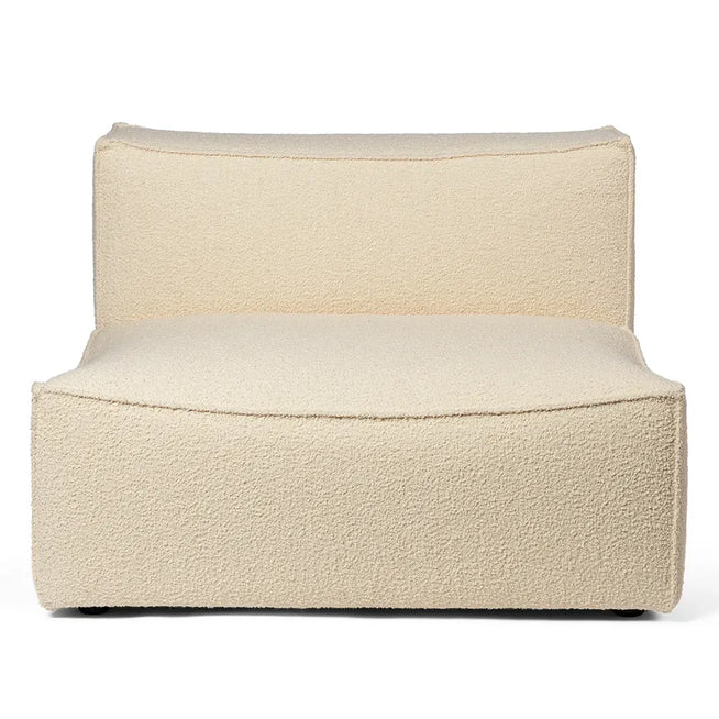 Photo of Catena Sofa - Large - Modulsofa - L100 Nordic Bouclé / Off-white - W108 X L108 X H76 X Sh42 Cm