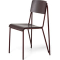 Thumbnail photo of Petit Standard Dark Bordeaux Stained Oak / Dark Bordeaux Coated Steel - Matstolar - Daniel Rybakken - Röd - Metall/trä