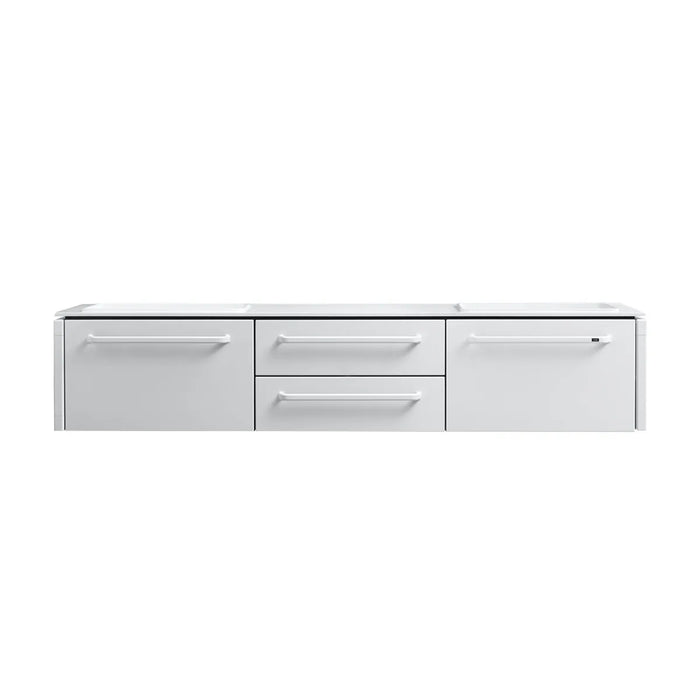 Photo of 983 Badmodul 2 Cutouts Large L: 187 Cm - Hvid
