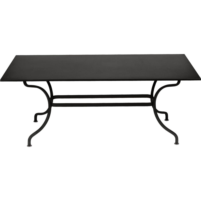 Photo of Romane Table 180 X 100 Cm, Liquorice - Matbord Utomhus - Svart - Metall