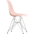 Eames Plastic Chair Dsr - 41 Pale Rose - Chrome Base - Matstolar - Charles & Ray Eames - Rosa - Metall/plast