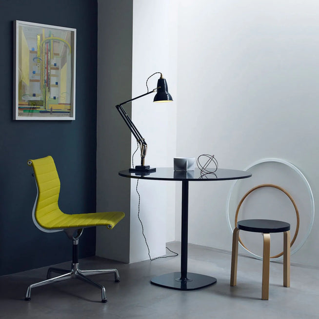 Photo of Original 1227 Brass Desk Lamp Jet Black - Table Lamps - George Carwardine - Black