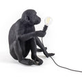 Thumbnail photo of Monkey Lamp Sitter - Black