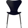Thumbnail photo of 3107 Seven, Coloured Ash, Venetian Red, Underframe Warm Graphite - Dining chairs - Arne Jacobsen - Red - Metal/wood