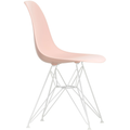 Eames Plastic Chair Dsr - 41 Pale Rose - White Base - Matstolar - Charles & Ray Eames - Rosa - Metall/plast