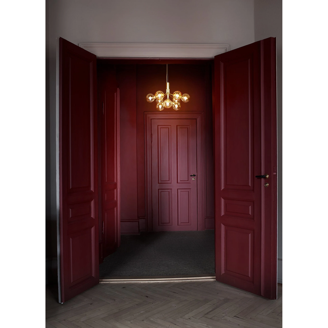Photo of Apiales 9 Ceiling Brushed Brass / Gold Str 9 Ceiling