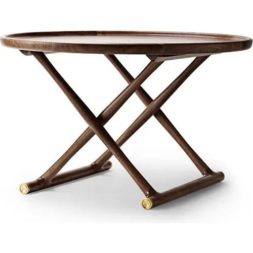 Photo of The Egyptian Table by Mogens Lassen - ø: 100 cm - walnut