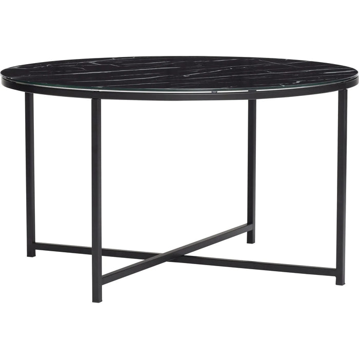 Photo of Coffee Table Metal / Glass - Marble Black