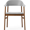 Thumbnail photo of Herit Armchair Upholstery Smoked Oak Synergy Grey - Dining Chairs - Simon Legald - Grey - Leather/Wood/Plastic
